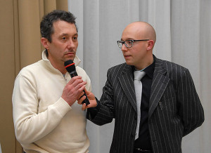 Loris Reggiani con Boris Casadio